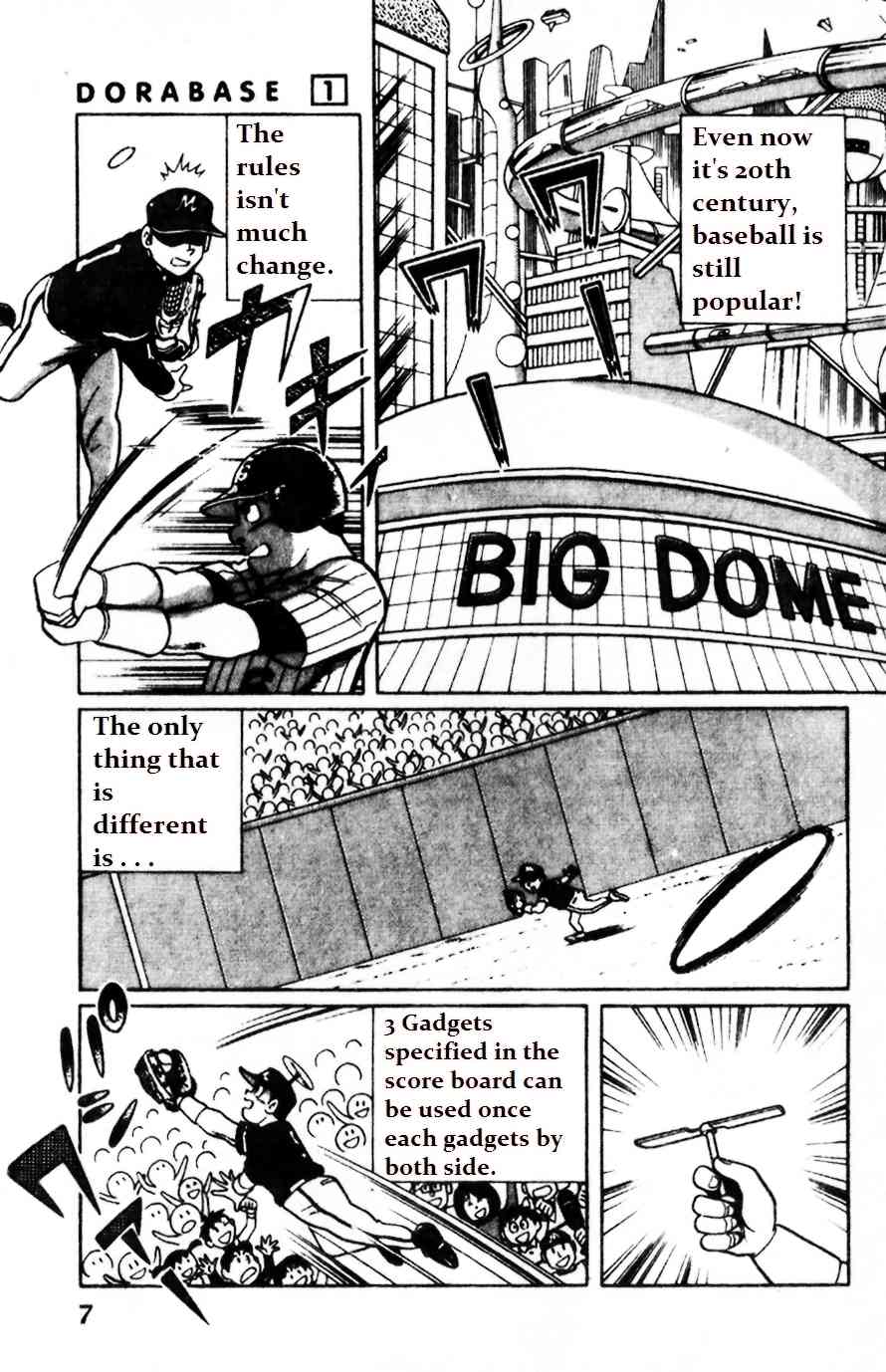 Dorabase: Doraemon Chouyakyuu Gaiden Chapter 1 page 6 - Chapter 1: Do Your Best! Team Dorabase!
