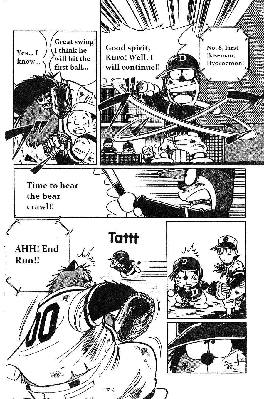 Dorabase: Doraemon Chouyakyuu Gaiden Chapter 12 page 7 - Chapter 12: Last Round for the 1st Game of Tournament
