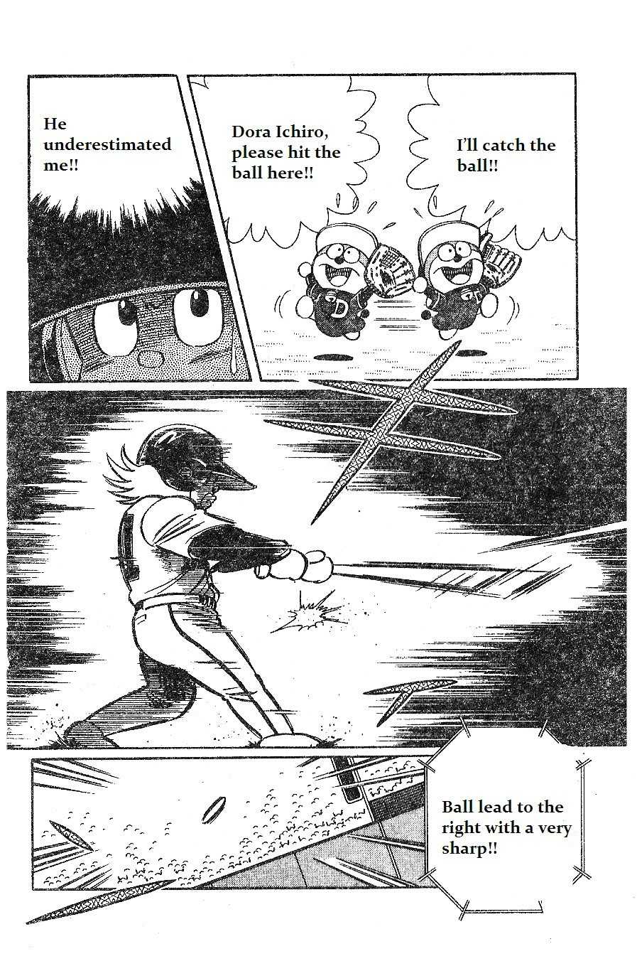 Dorabase: Doraemon Chouyakyuu Gaiden Chapter 14 page 8 - Chapter 14: Amazing New Player