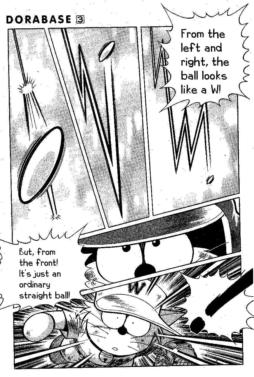 Dorabase: Doraemon Chouyakyuu Gaiden Chapter 18 page 21 - Chapter 18: Magic Ball W Attack