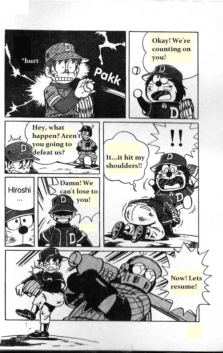 Dorabase: Doraemon Chouyakyuu Gaiden Chapter 5 page 5 - Chapter 5: Win For the First Time!