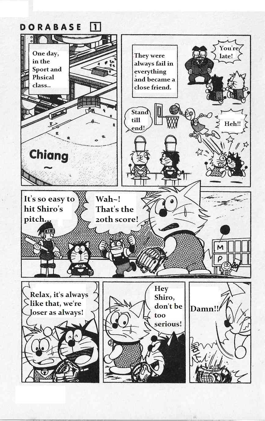 Dorabase: Doraemon Chouyakyuu Gaiden Chapter 6 page 13 - Chapter 6: Magic Ball - The W Ball