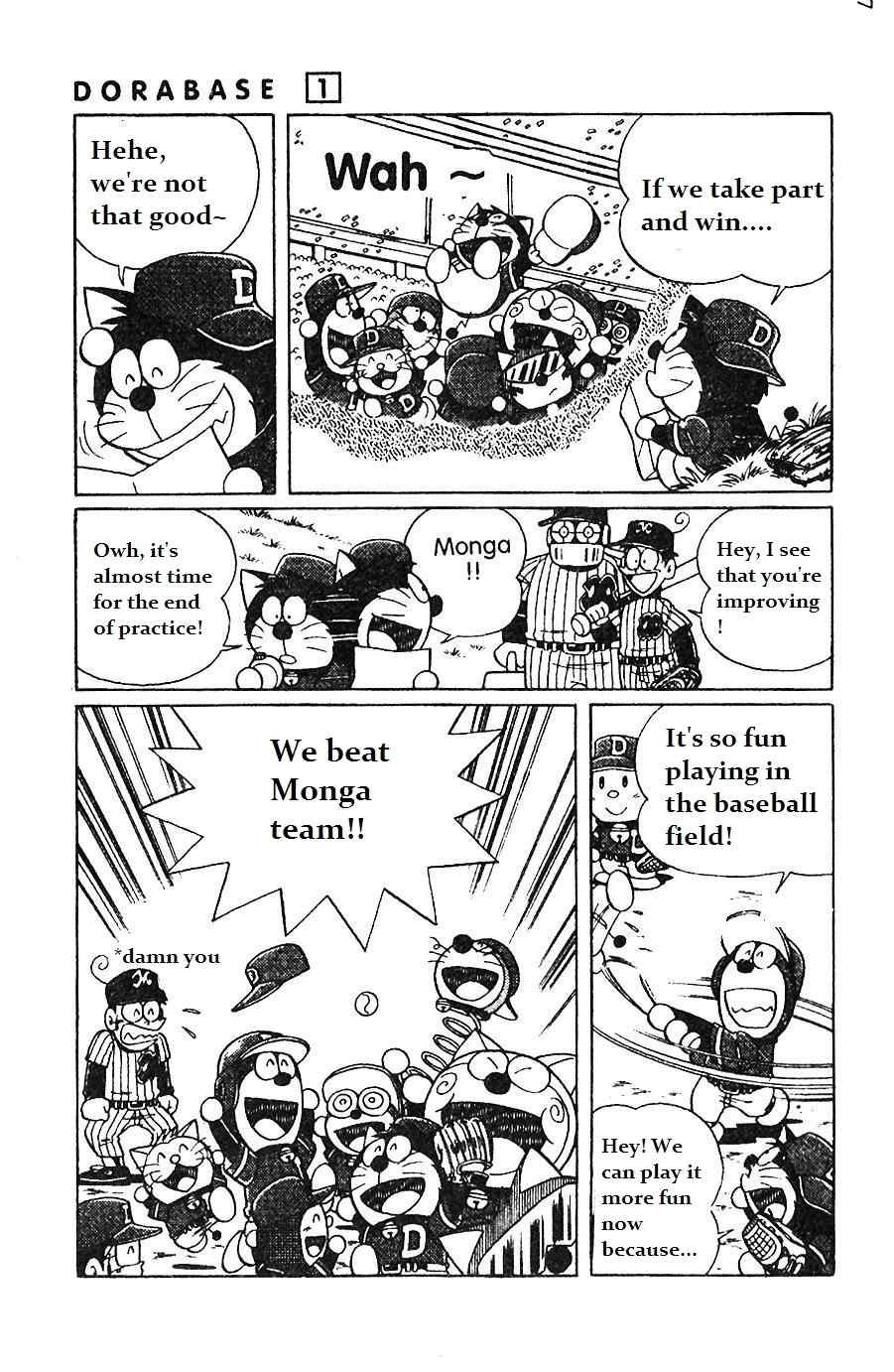 Dorabase: Doraemon Chouyakyuu Gaiden Chapter 6 page 3 - Chapter 6: Magic Ball - The W Ball