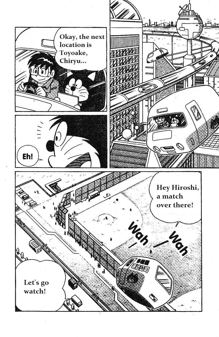 Dorabase: Doraemon Chouyakyuu Gaiden Chapter 6 page 6 - Chapter 6: Magic Ball - The W Ball