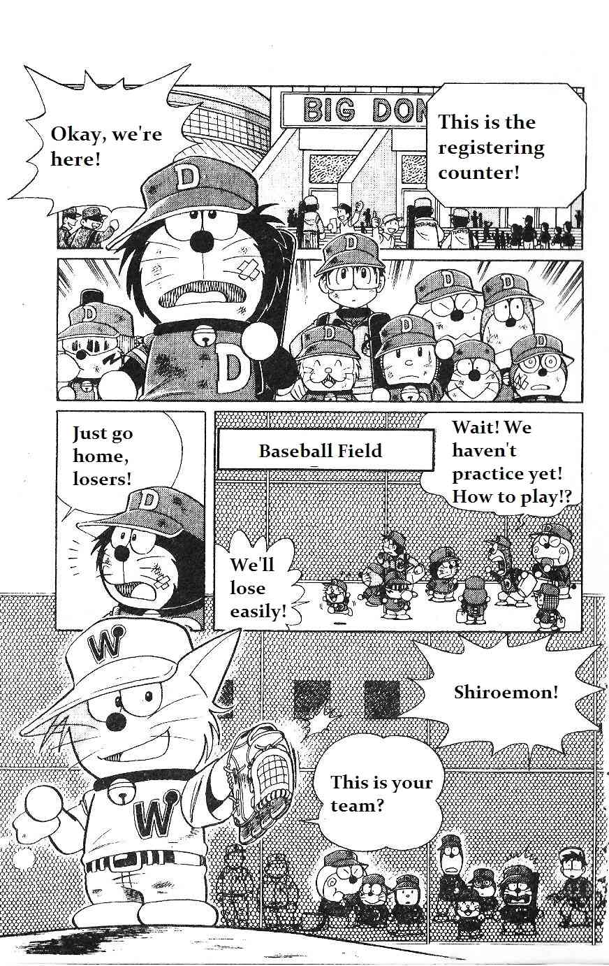 Dorabase: Doraemon Chouyakyuu Gaiden Chapter 7 page 19 - Chapter 7: Intensive Training in a Deserted Island?