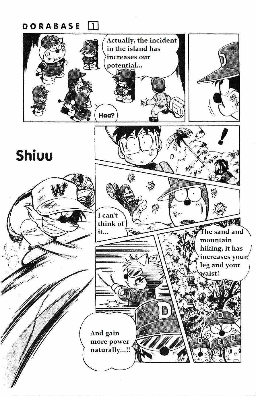 Dorabase: Doraemon Chouyakyuu Gaiden Chapter 7 page 21 - Chapter 7: Intensive Training in a Deserted Island?