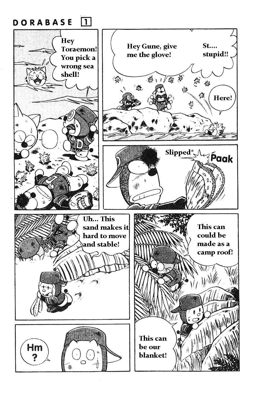 Dorabase: Doraemon Chouyakyuu Gaiden Chapter 7 page 9 - Chapter 7: Intensive Training in a Deserted Island?