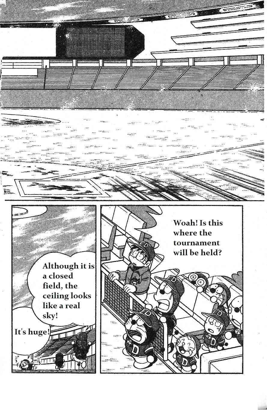 Dorabase: Doraemon Chouyakyuu Gaiden Chapter 9 page 16 - Chapter 9: Close Enemy! Team Derayama!