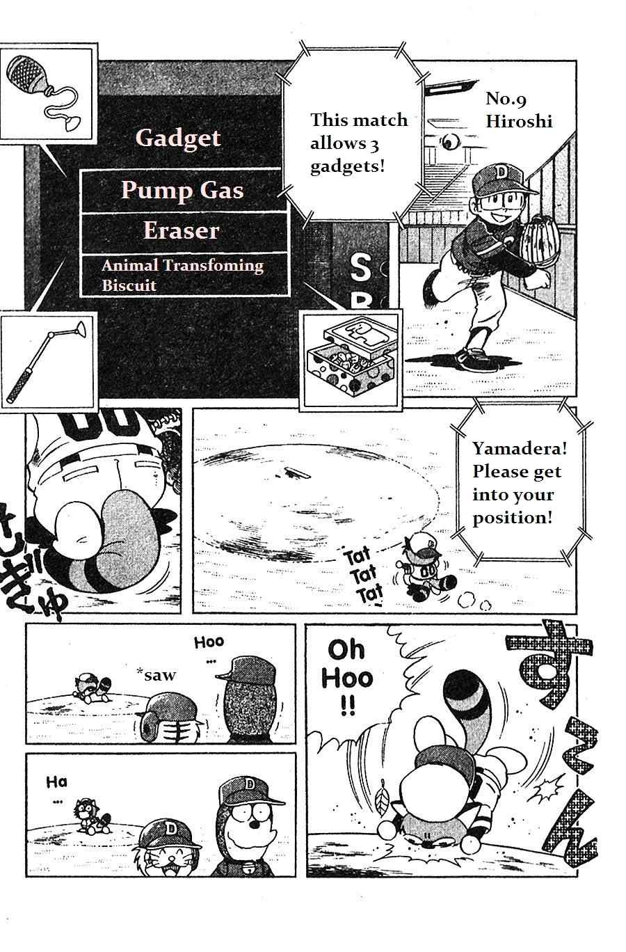 Dorabase: Doraemon Chouyakyuu Gaiden Chapter 9 page 21 - Chapter 9: Close Enemy! Team Derayama!