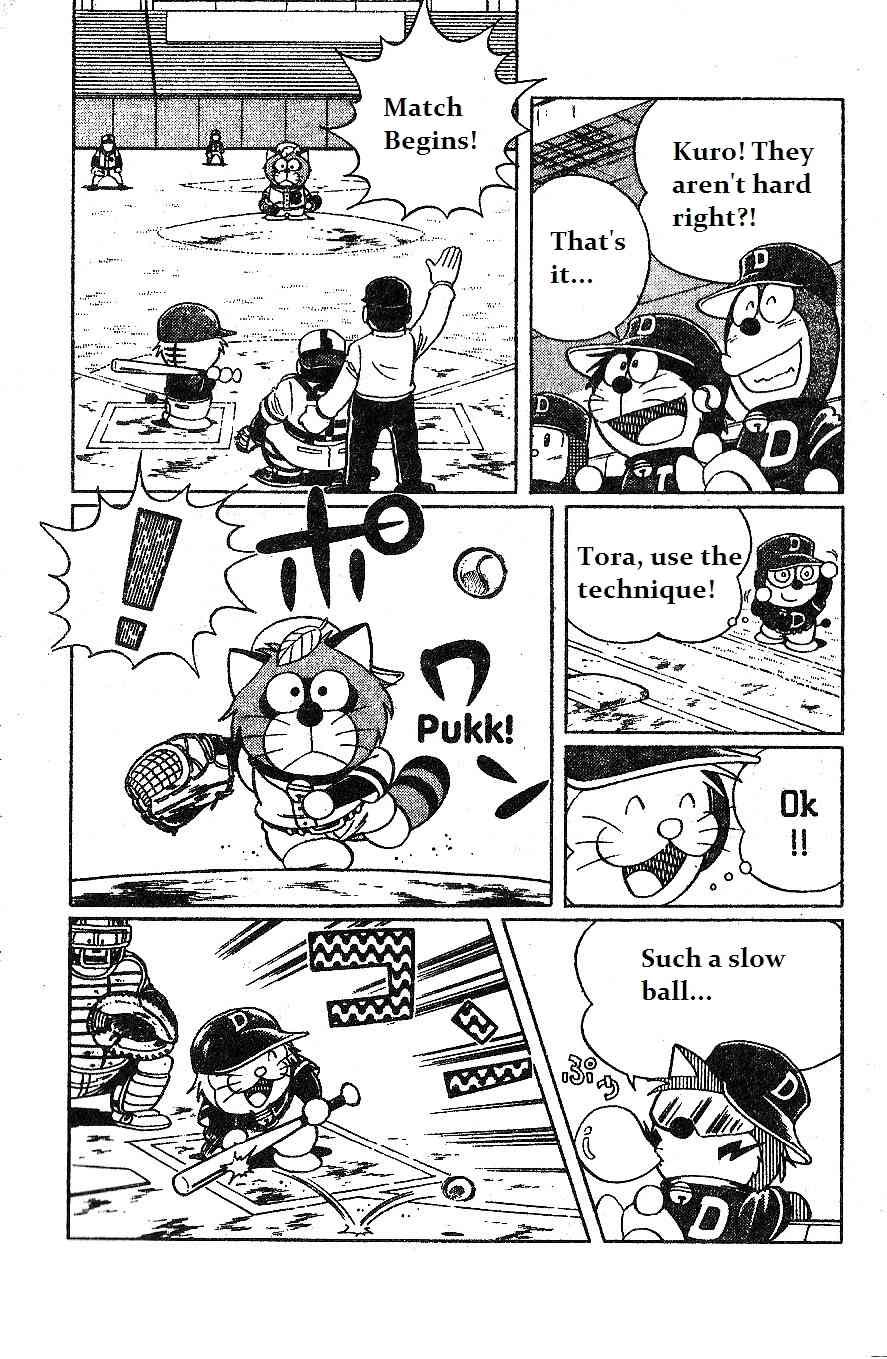 Dorabase: Doraemon Chouyakyuu Gaiden Chapter 9 page 22 - Chapter 9: Close Enemy! Team Derayama!