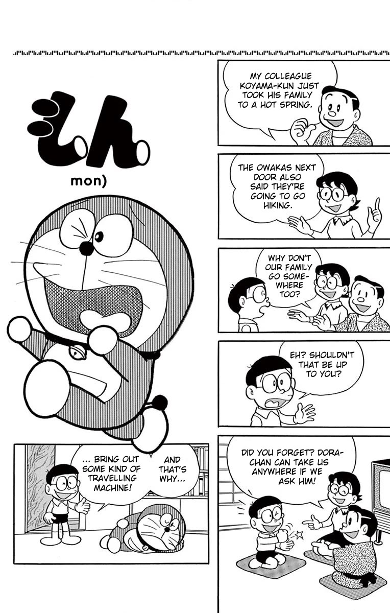 Doraemon 0 Chapter 8 page 1 - Chapter 8: Let's Go Hiking