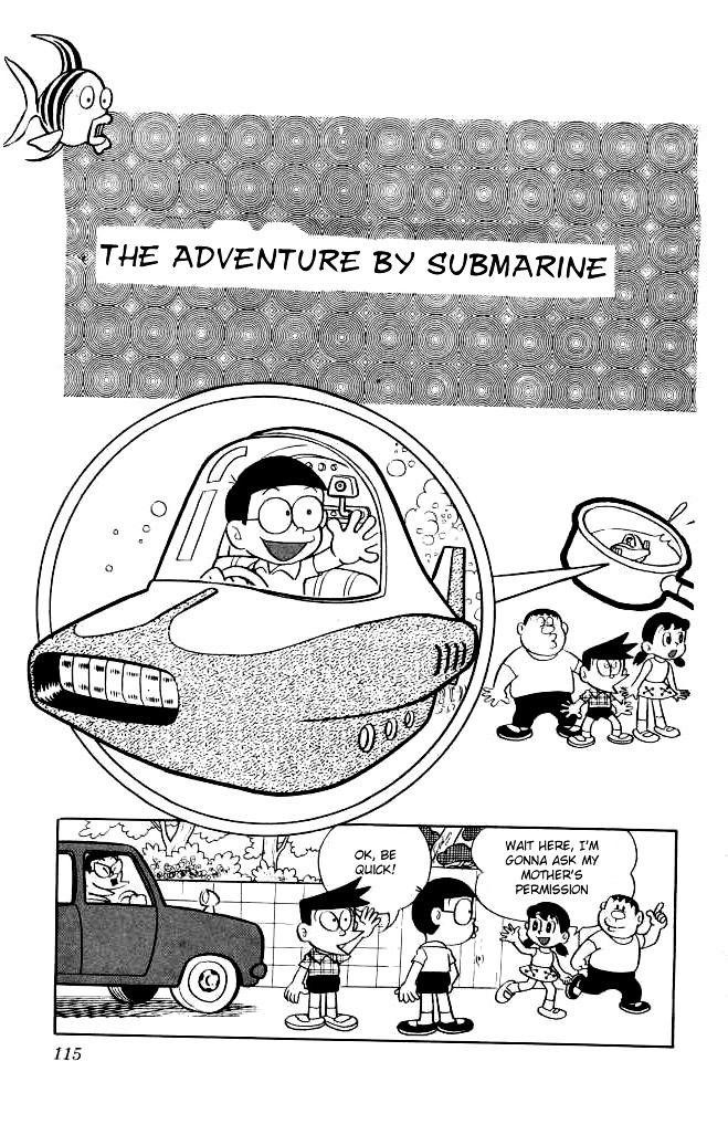 Doraemon Chapter 101 page 2 - Chapter 101 : The Adventure by Submarine