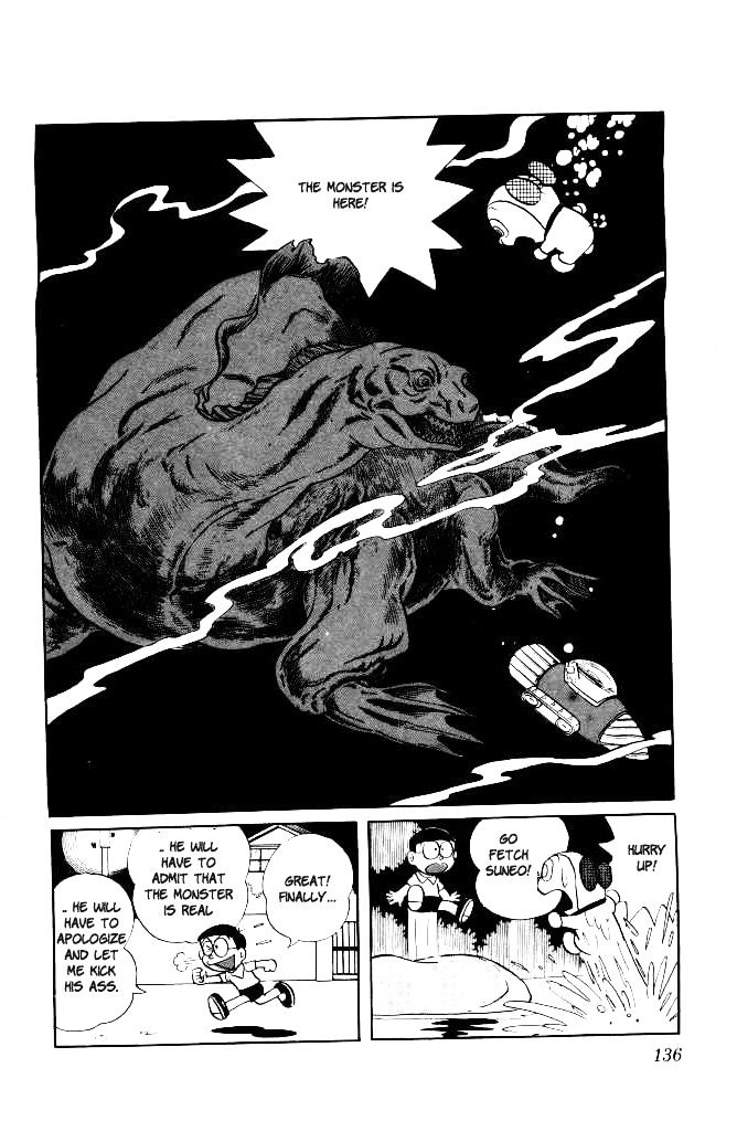 Doraemon Chapter 102 page 14 - Chapter 102 : The Loch Ness Monster