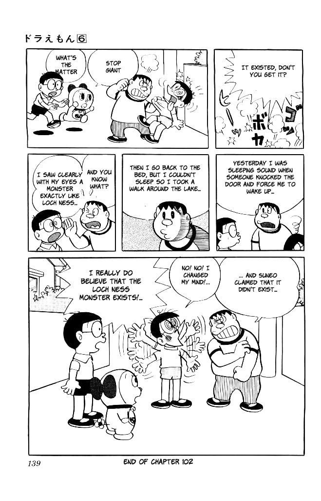 Doraemon Chapter 102 page 17 - Chapter 102 : The Loch Ness Monster