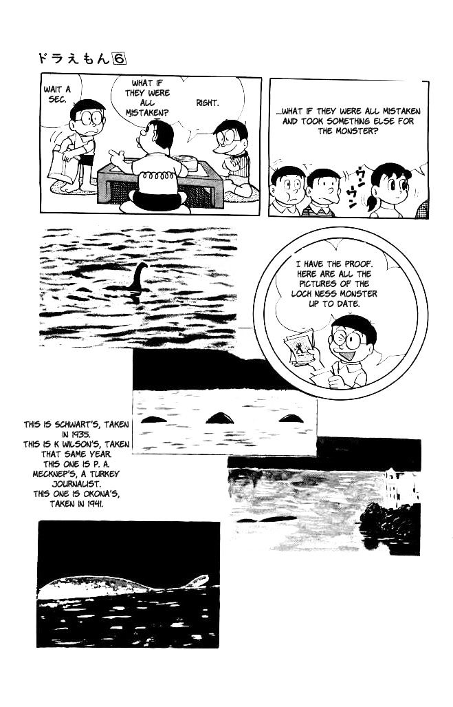 Doraemon Chapter 102 page 5 - Chapter 102 : The Loch Ness Monster