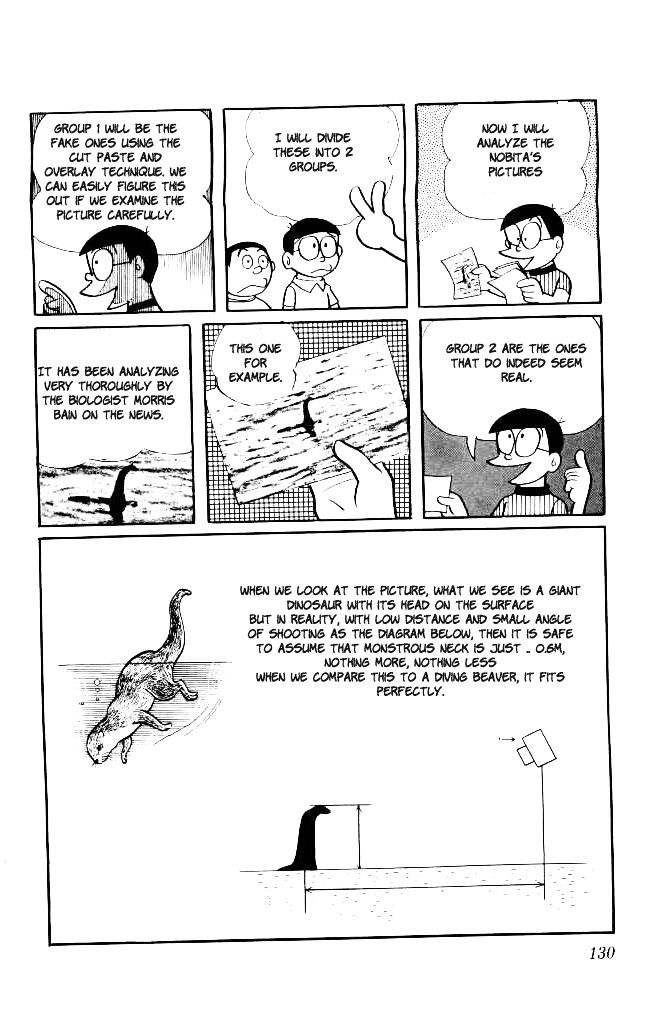 Doraemon Chapter 102 page 8 - Chapter 102 : The Loch Ness Monster