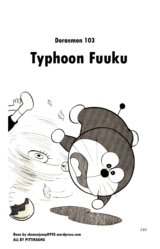 Doraemon Chapter 103 page 1 - Chapter 103 : Typhoon Fuuku