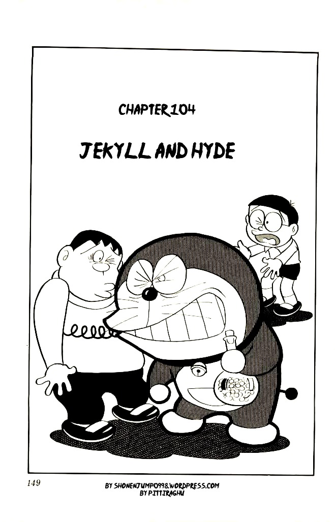 Doraemon Chapter 104 page 1 - Chapter 104 : Jekyll and Hyde