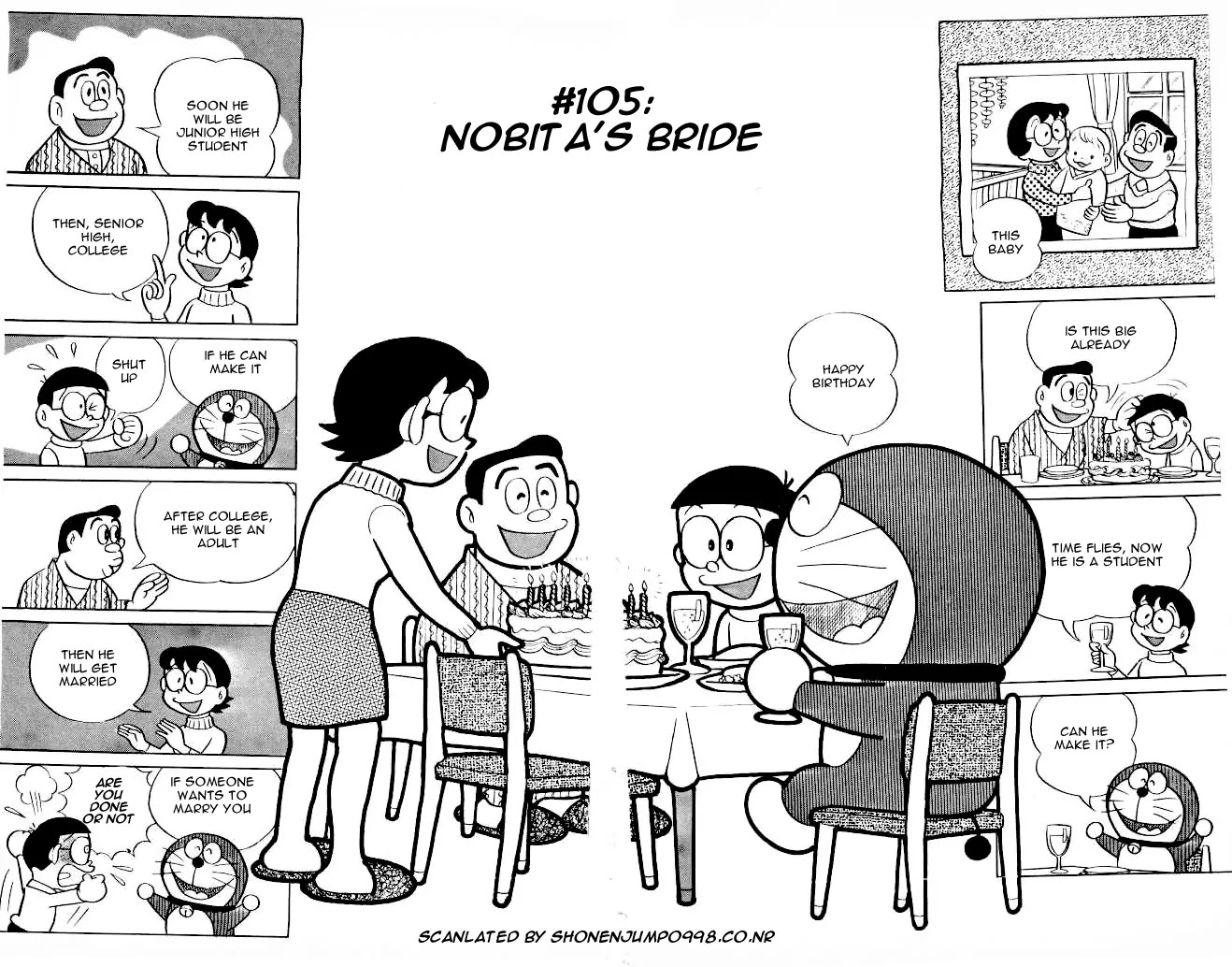 Doraemon Chapter 105 page 1 - Chapter 105 : Nobit A's Bride