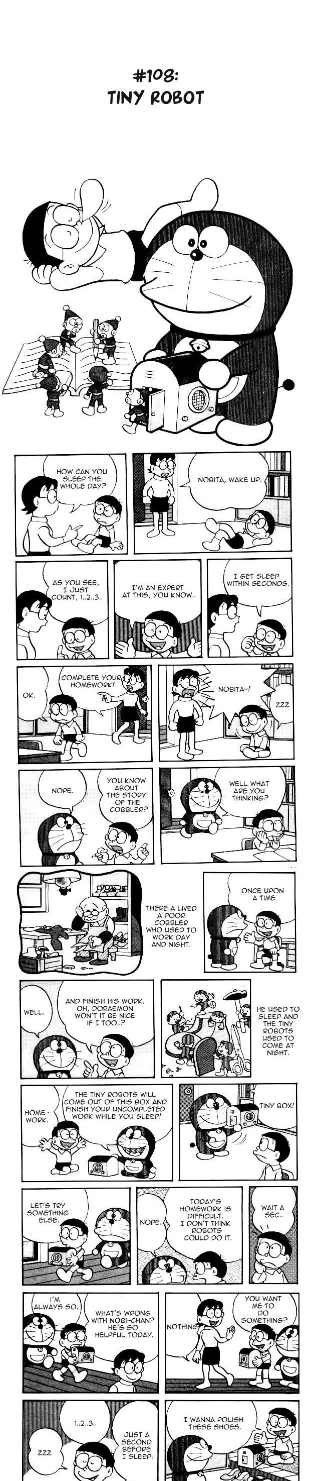Doraemon Chapter 108 page 1 - Chapter 108 : Tiny Robot