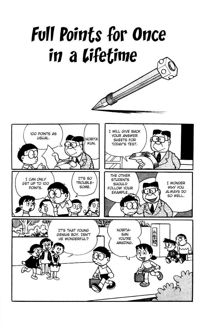 Doraemon Chapter 11 page 2 - Chapter 11 : Full Points For Once In A Life Time