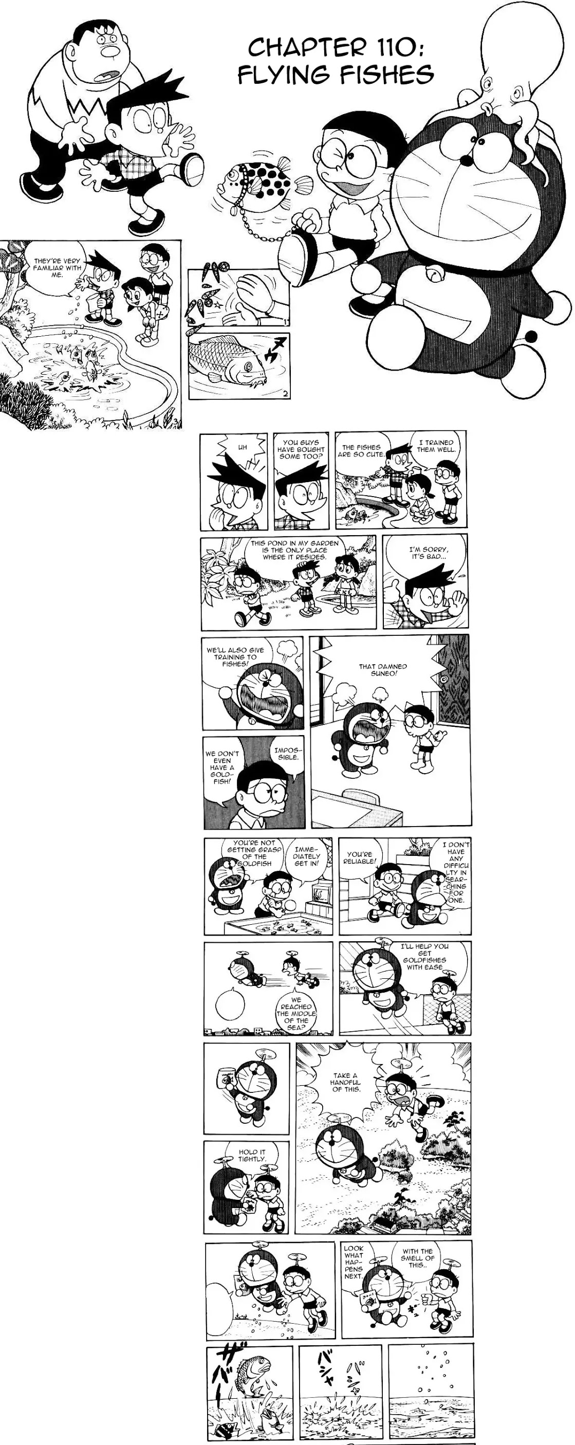 Doraemon Chapter 110 page 1 - Chapter 110 : Flying Fishes