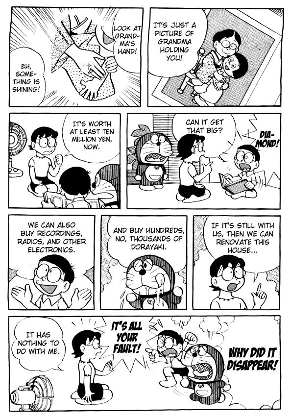Doraemon Chapter 113 page 3 - Chapter 113 : Stealing Mother's Diamond