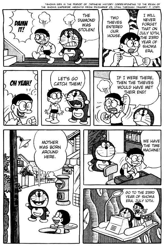 Doraemon Chapter 113 page 4 - Chapter 113 : Stealing Mother's Diamond