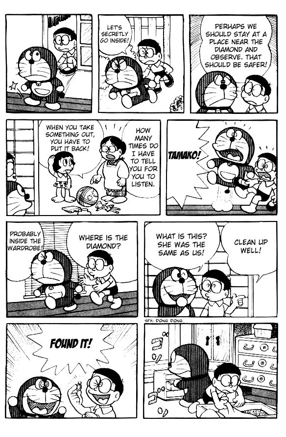 Doraemon Chapter 113 page 6 - Chapter 113 : Stealing Mother's Diamond