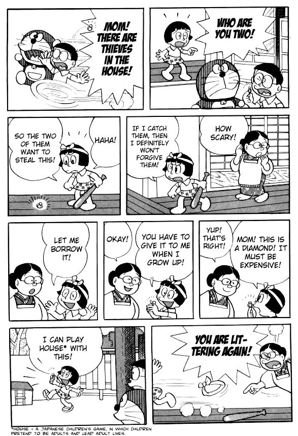 Doraemon Chapter 113 page 7 - Chapter 113 : Stealing Mother's Diamond