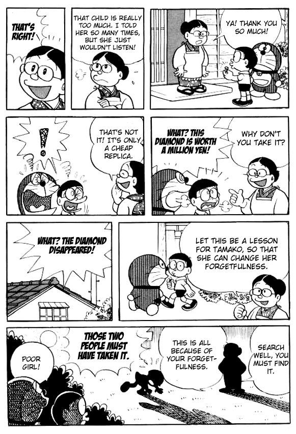 Doraemon Chapter 113 page 9 - Chapter 113 : Stealing Mother's Diamond