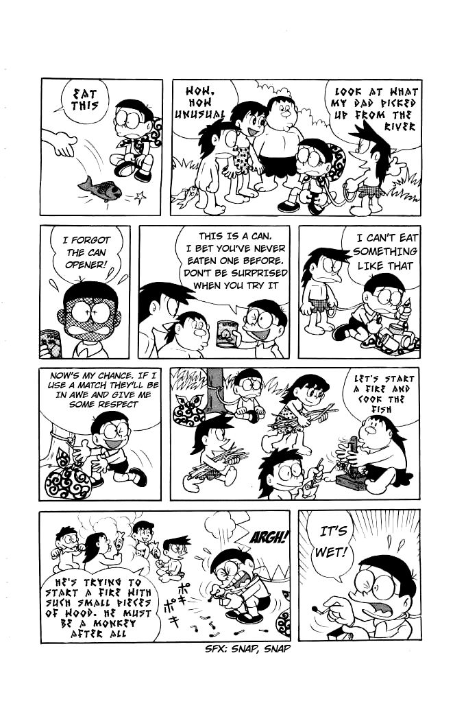 Doraemon Chapter 117 page 11 - Chapter 117 : Return to the Stone Age