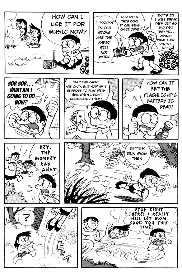 Doraemon Chapter 117 page 12 - Chapter 117 : Return to the Stone Age