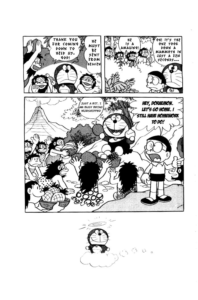 Doraemon Chapter 117 page 16 - Chapter 117 : Return to the Stone Age