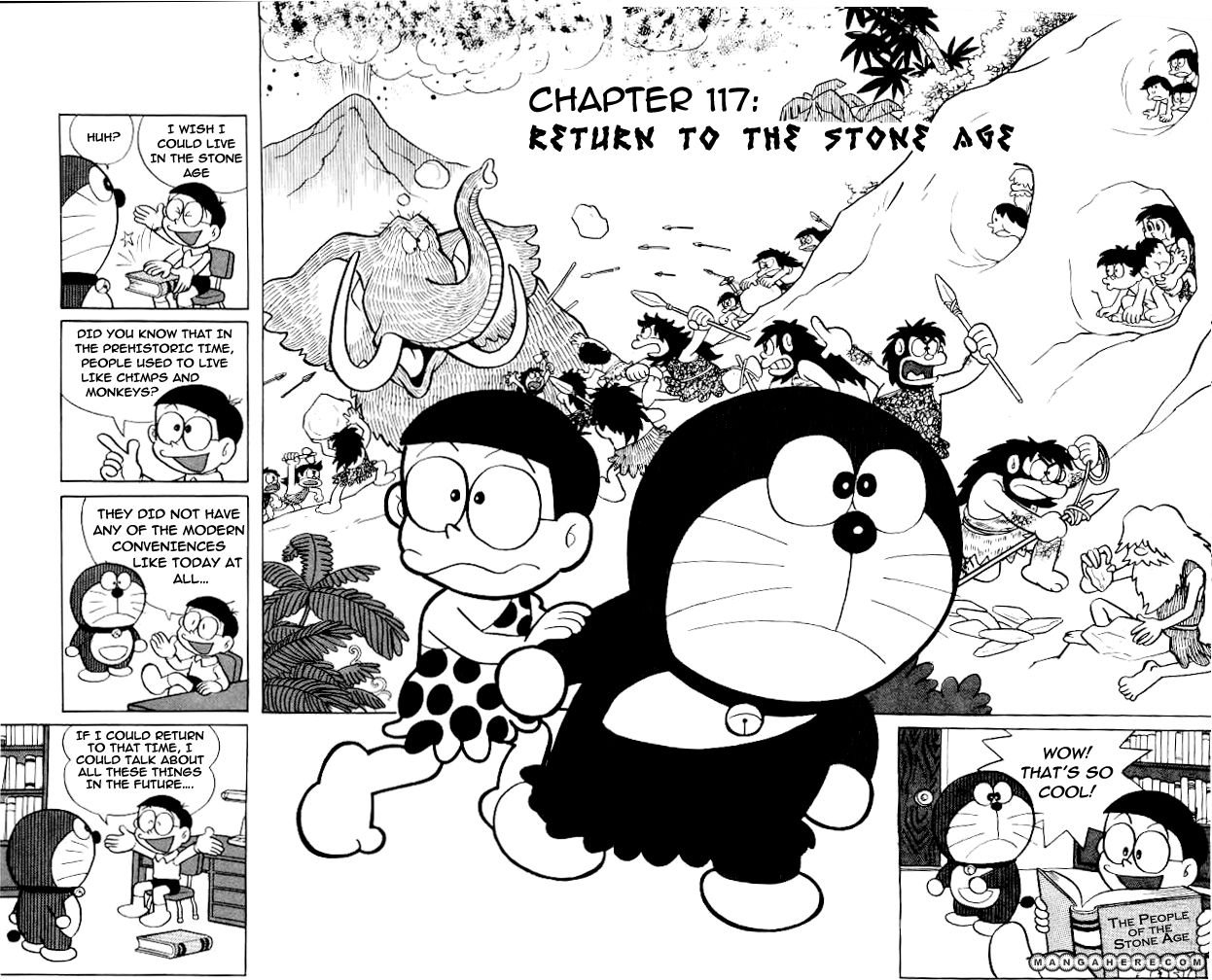 Doraemon Chapter 117 page 4 - Chapter 117 : Return to the Stone Age