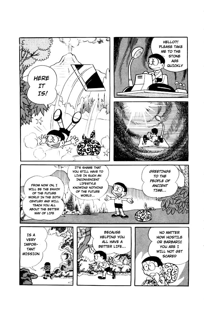 Doraemon Chapter 117 page 6 - Chapter 117 : Return to the Stone Age