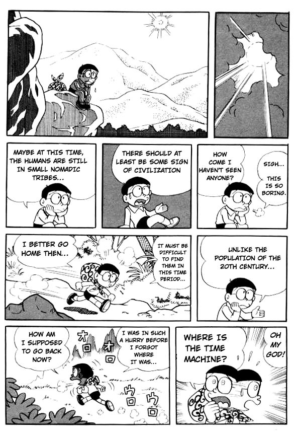 Doraemon Chapter 117 page 7 - Chapter 117 : Return to the Stone Age