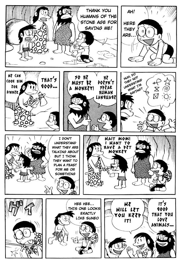 Doraemon Chapter 117 page 9 - Chapter 117 : Return to the Stone Age