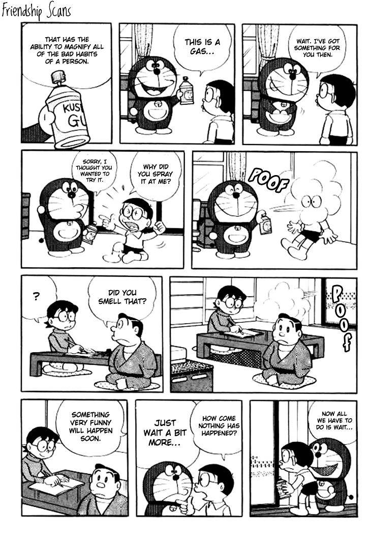 Doraemon Chapter 118 page 5 - Chapter 118 : The Magnify Bad Habits Gas