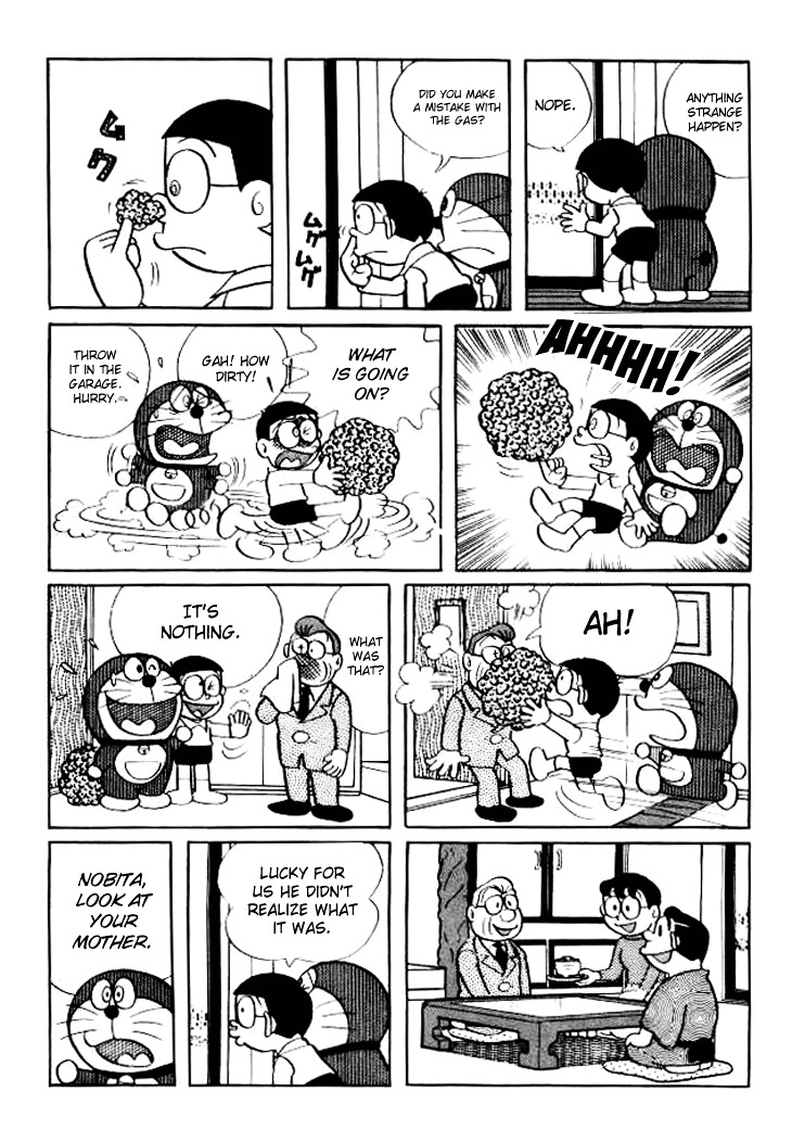 Doraemon Chapter 118 page 6 - Chapter 118 : The Magnify Bad Habits Gas