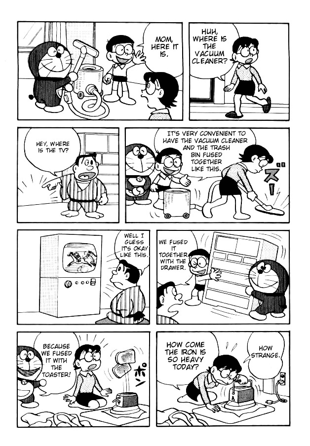 Doraemon Chapter 119 page 5 - Chapter 119 : The Fusion Machine