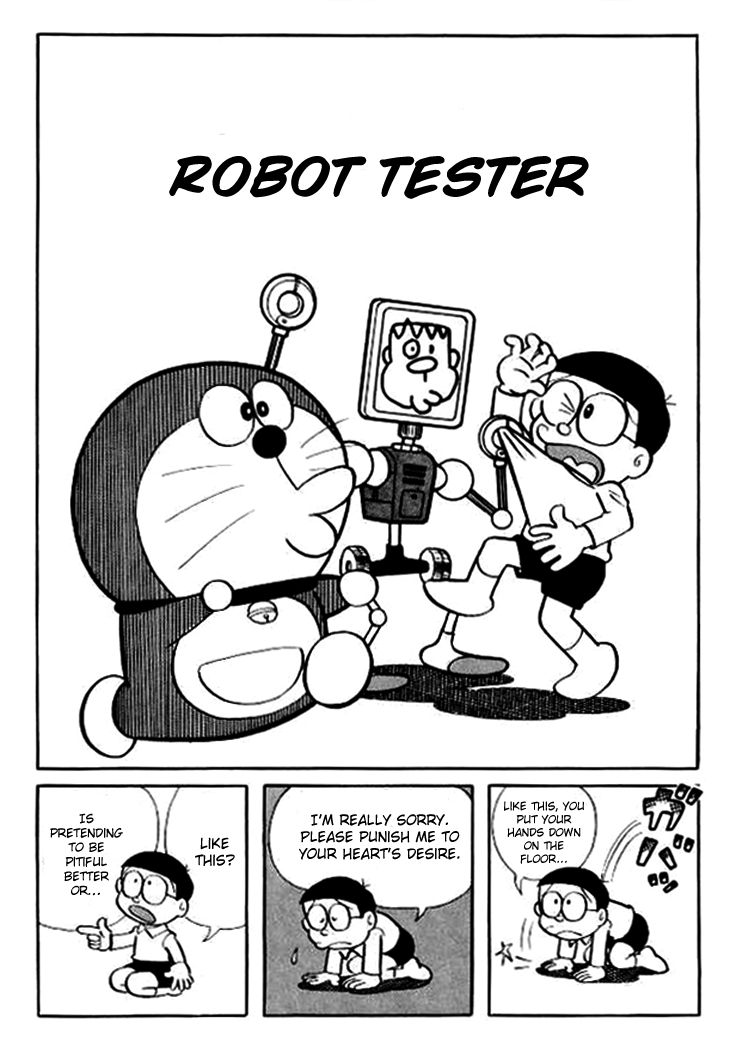 Doraemon Chapter 121 page 3 - Chapter 121 : Robot Tester