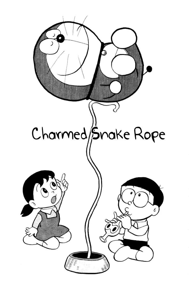 Doraemon Chapter 124 page 3 - Chapter 124 : Charmed Snake Rope