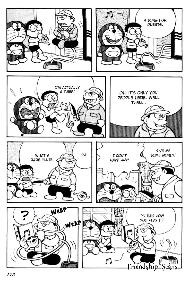Doraemon Chapter 124 page 7 - Chapter 124 : Charmed Snake Rope