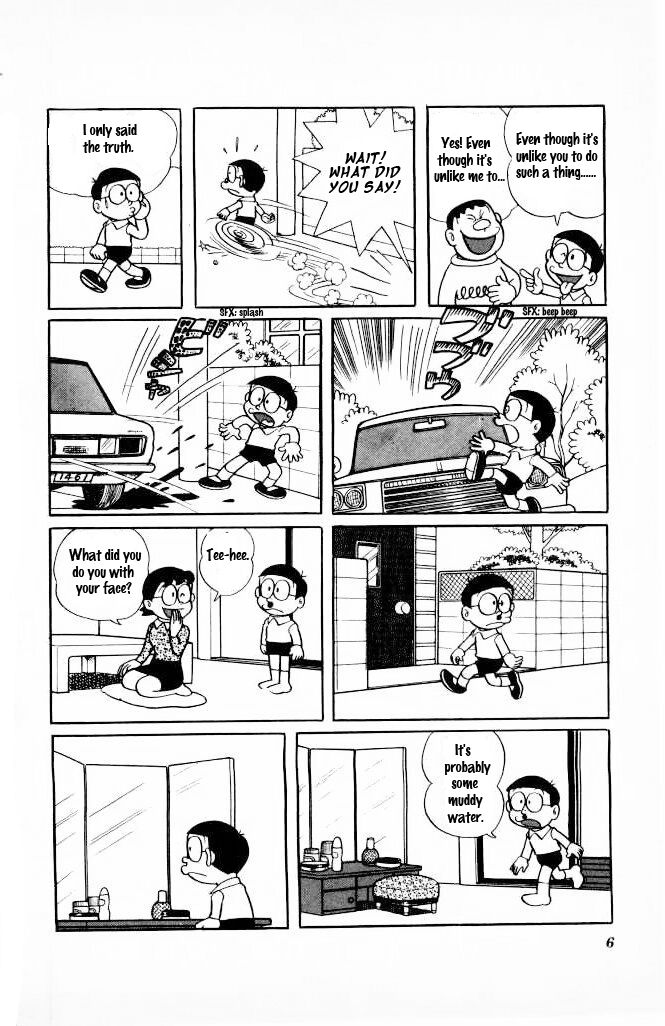 Doraemon Chapter 126 page 5 - Chapter 126 : Reflection-delay dustcloth
