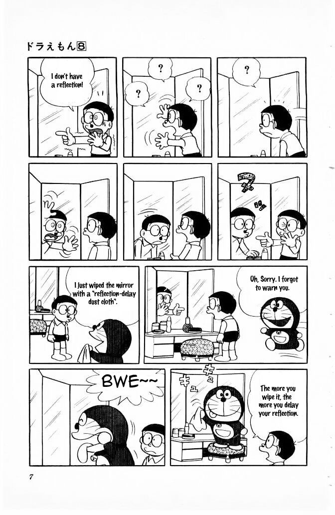 Doraemon Chapter 126 page 6 - Chapter 126 : Reflection-delay dustcloth