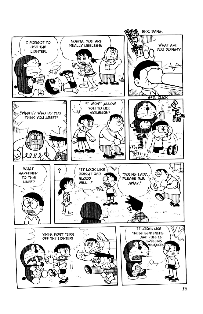 Doraemon Chapter 127 page 7 - Chapter 127 : Lighter Play