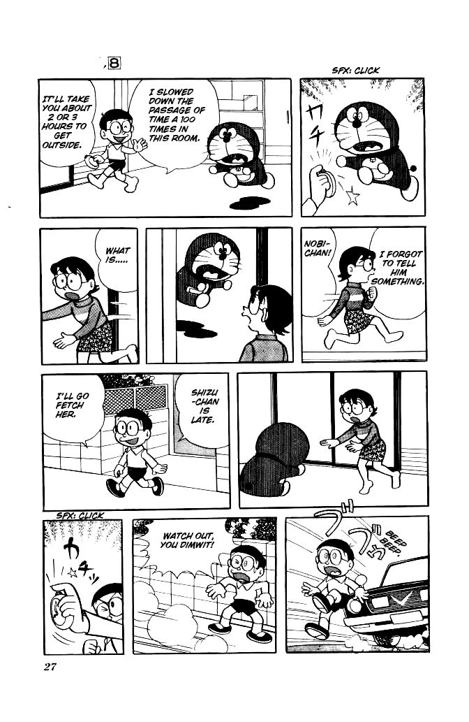 Doraemon Chapter 128 page 6 - Chapter 128 : Mad Watch