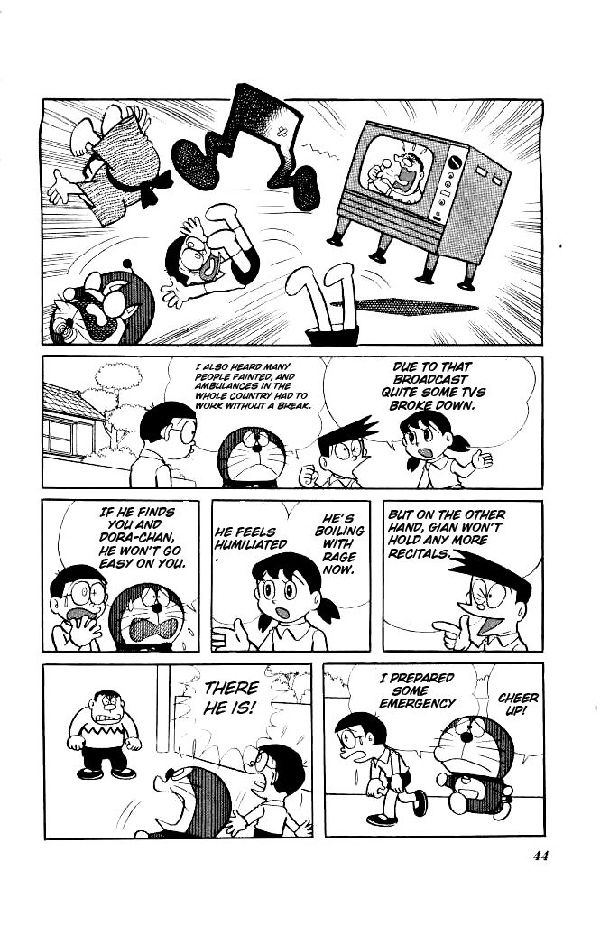 Doraemon Chapter 130 page 9 - Chapter 130 : Becoming a Singer Sucking Candy