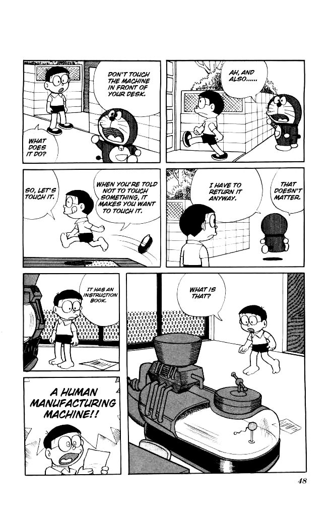 Doraemon Chapter 131 page 3 - Chapter 131 : Human Manufacturing Machine